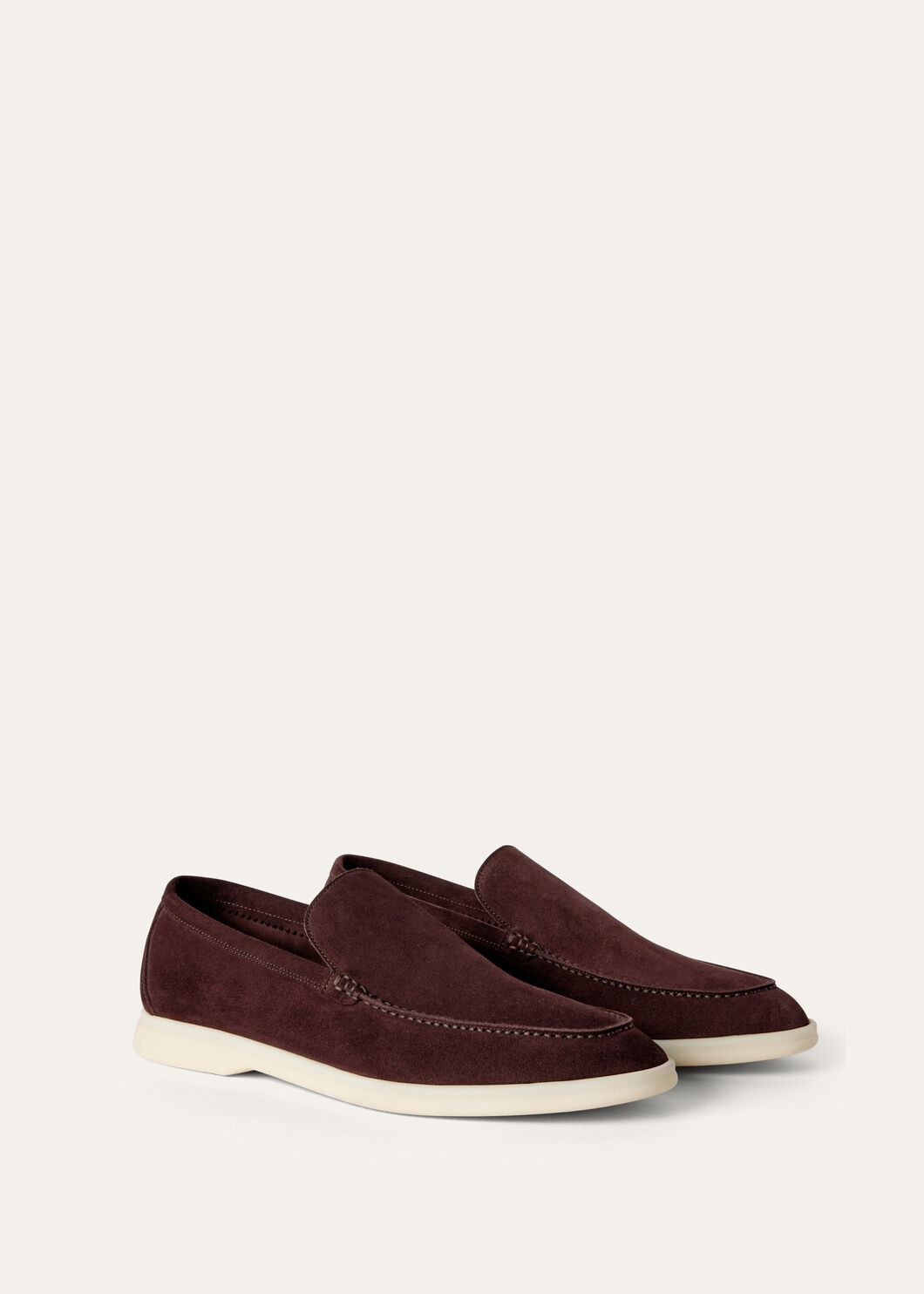 Mocassini in pelle scamosciata Amarone Summer Walk da uomo