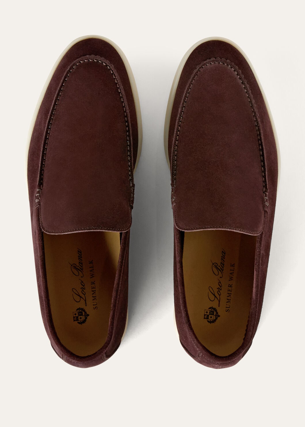 Mocassini in pelle scamosciata Amarone Summer Walk da uomo