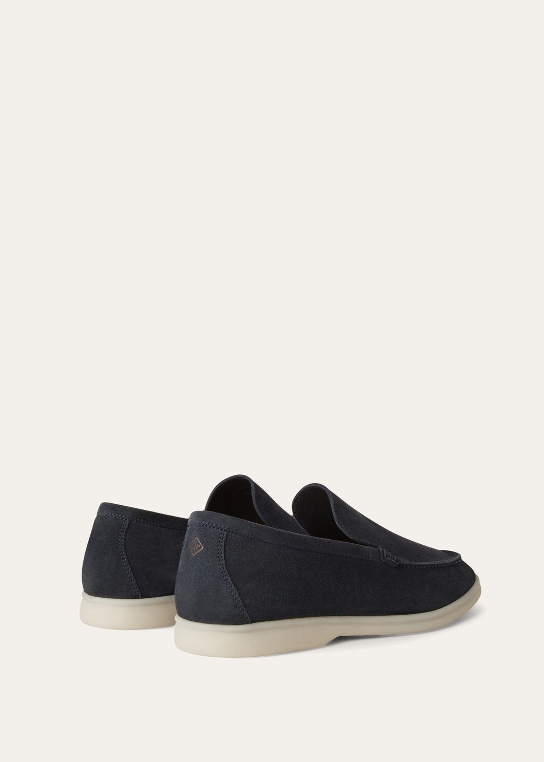Mocassini Summer Walk in pelle scamosciata blu da uomo