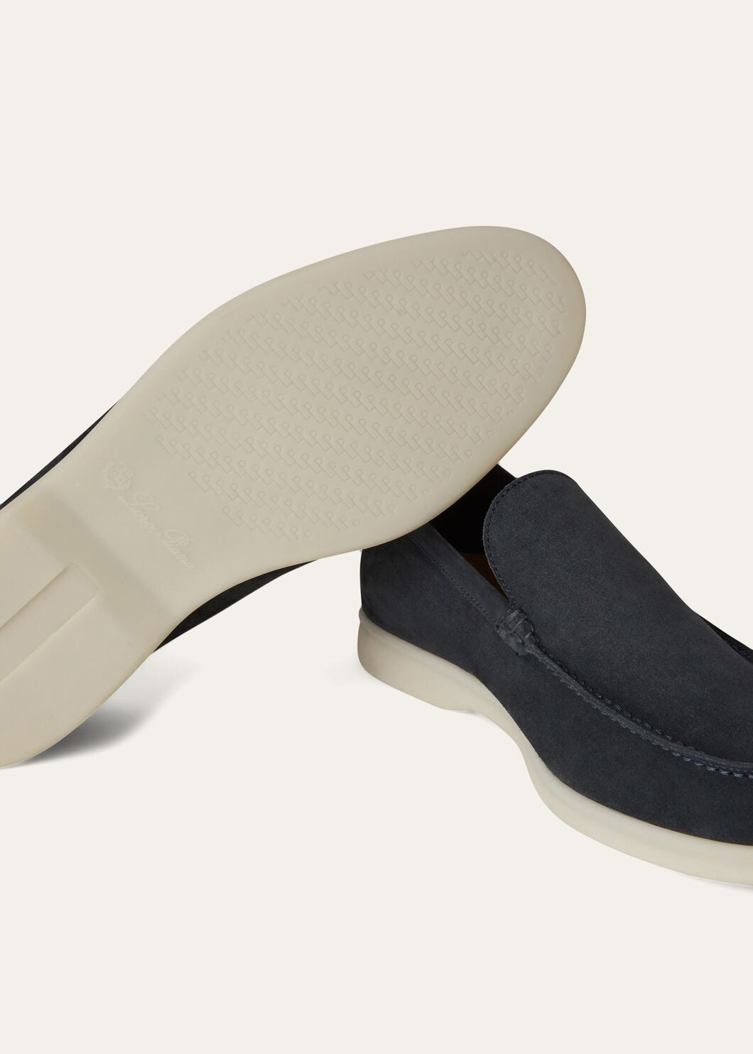 Mocassini Summer Walk in pelle scamosciata blu da uomo