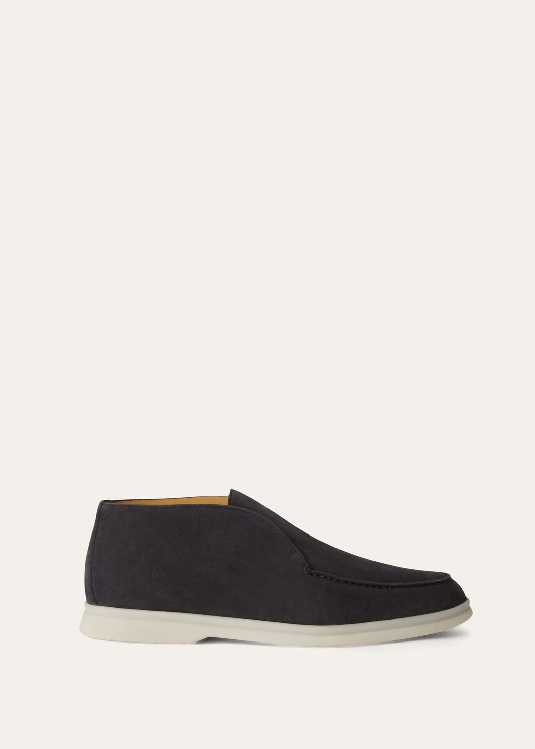 Open Walk ankle boots in suède caviar