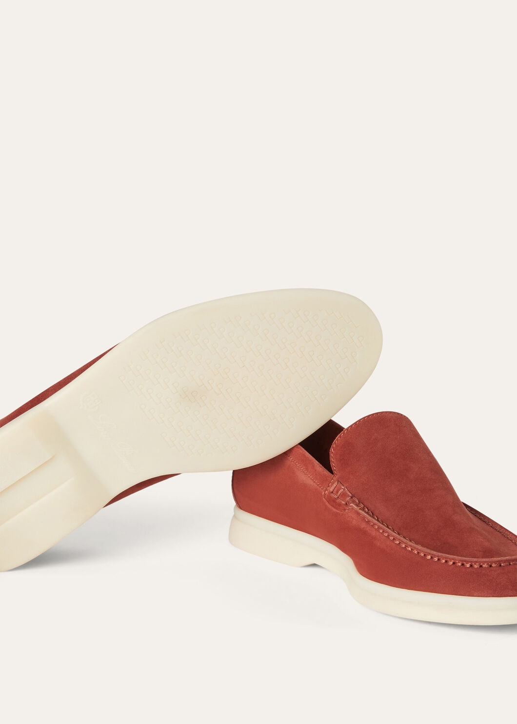 Summer Walk moccasins in cinnamon suede