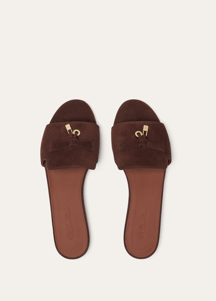 Summer Charms Sandal Suede Brown