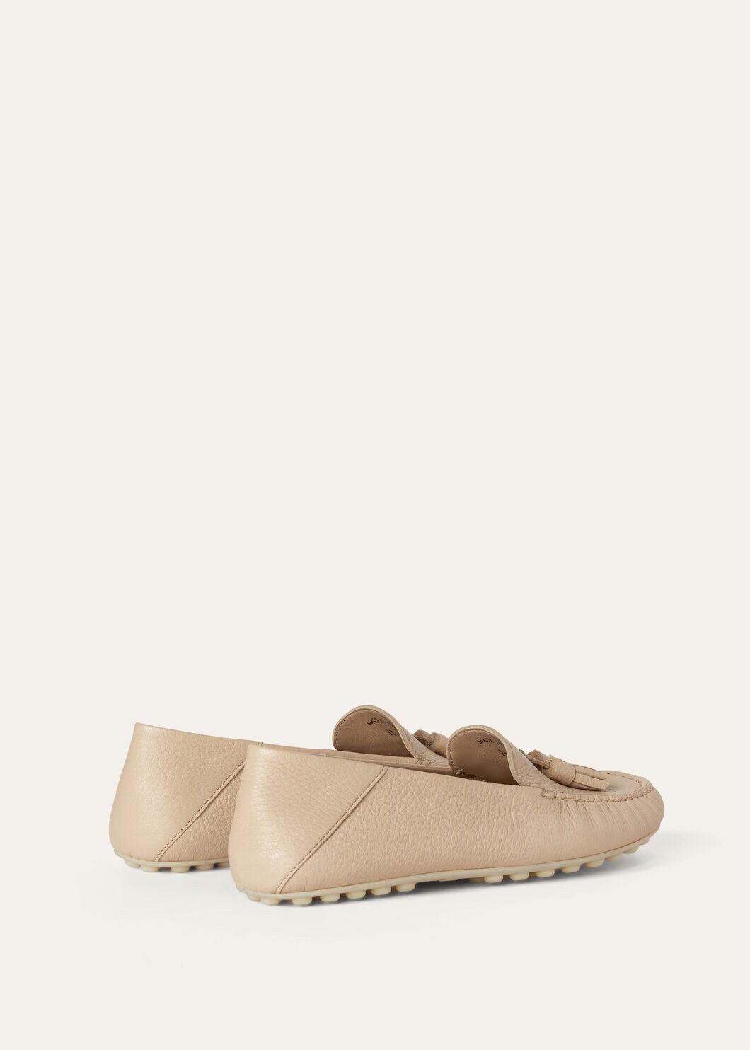 Mokassins Dot Sole Walk aus zimtfarbenem Wildleder Damen