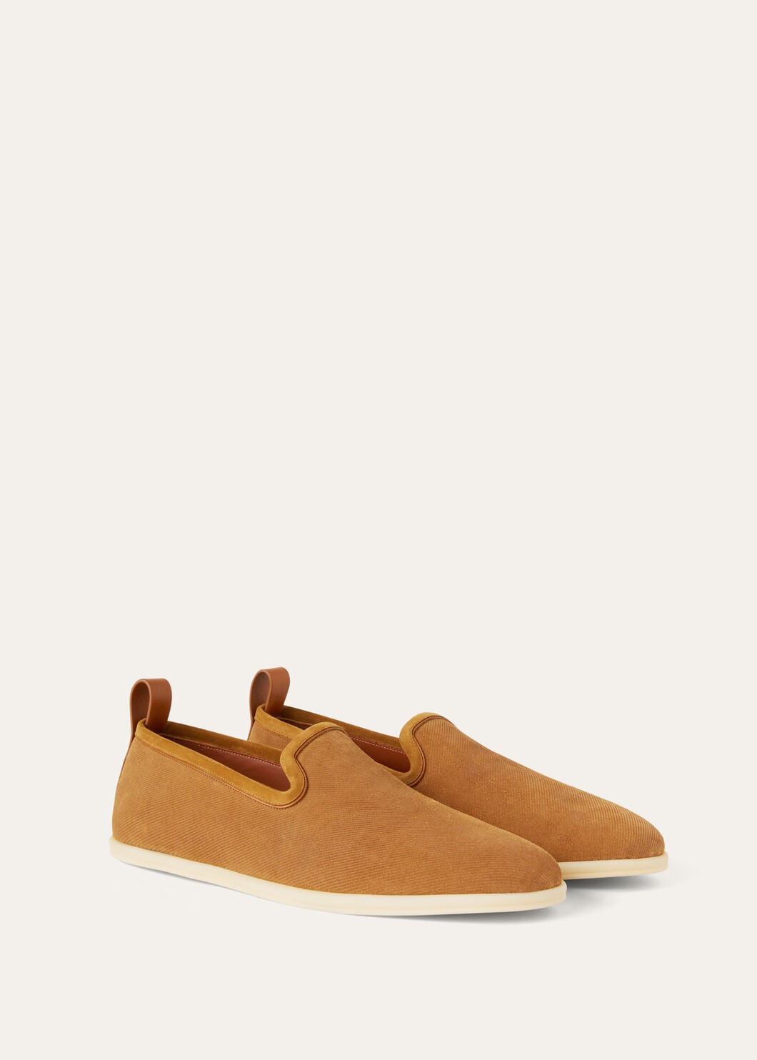Venice Walk moccasins in whiskey-colored suede for men