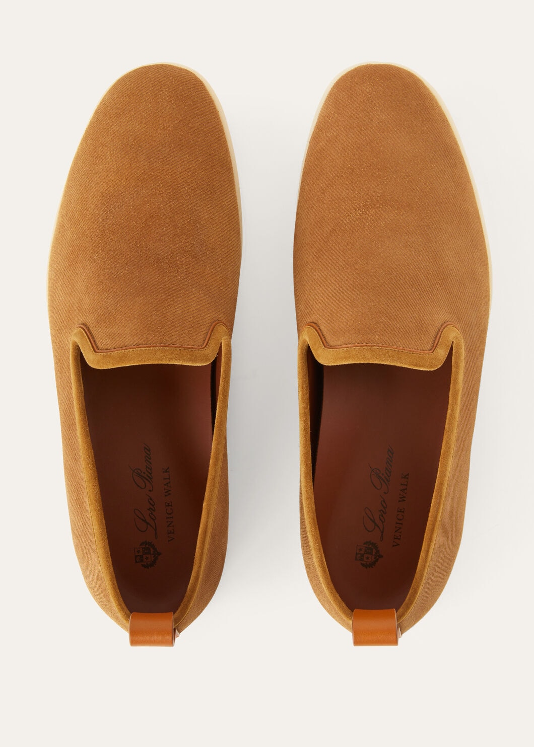 Venice Walk moccasins in whiskey-colored suede for men