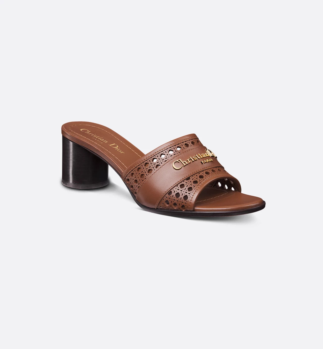D-Lane camel heeled sandal