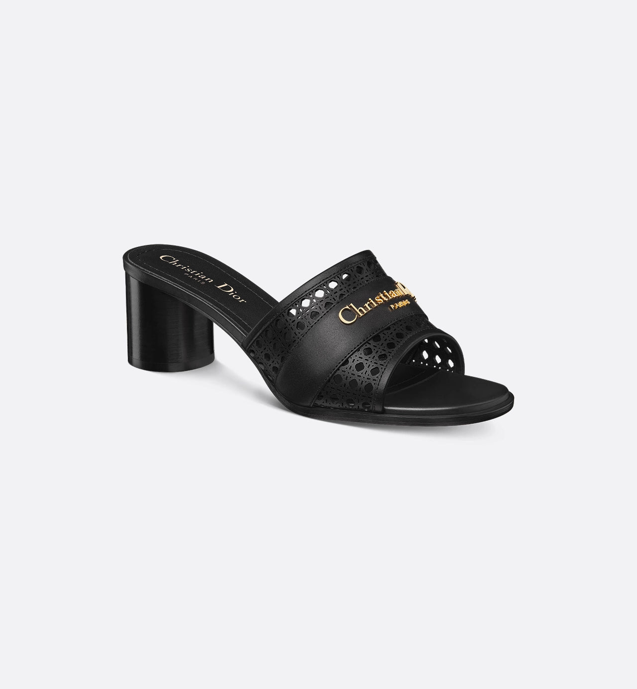 D-Lane Black Heeled Sandals