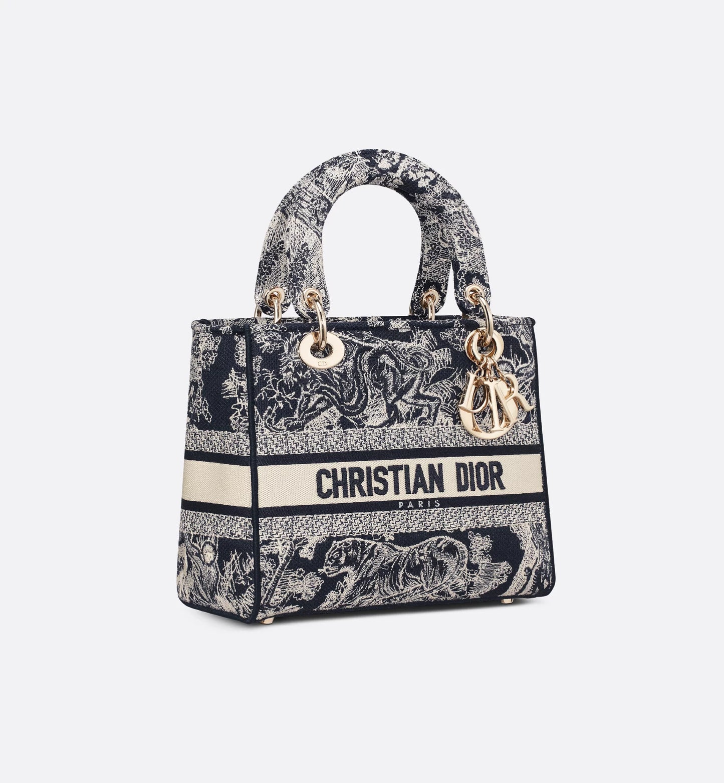 Medium Dior Book Tote Blue