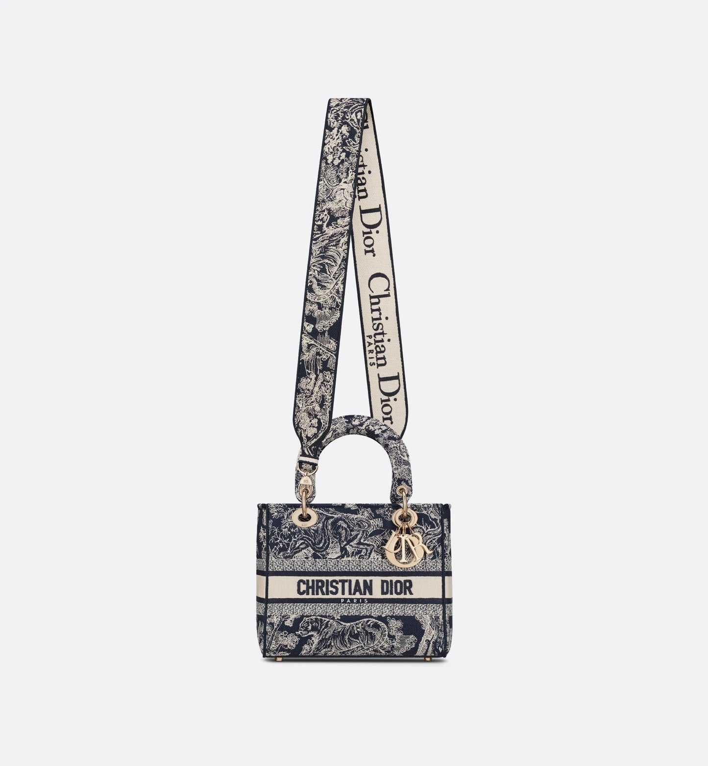 Medium Dior Book Tote Blue