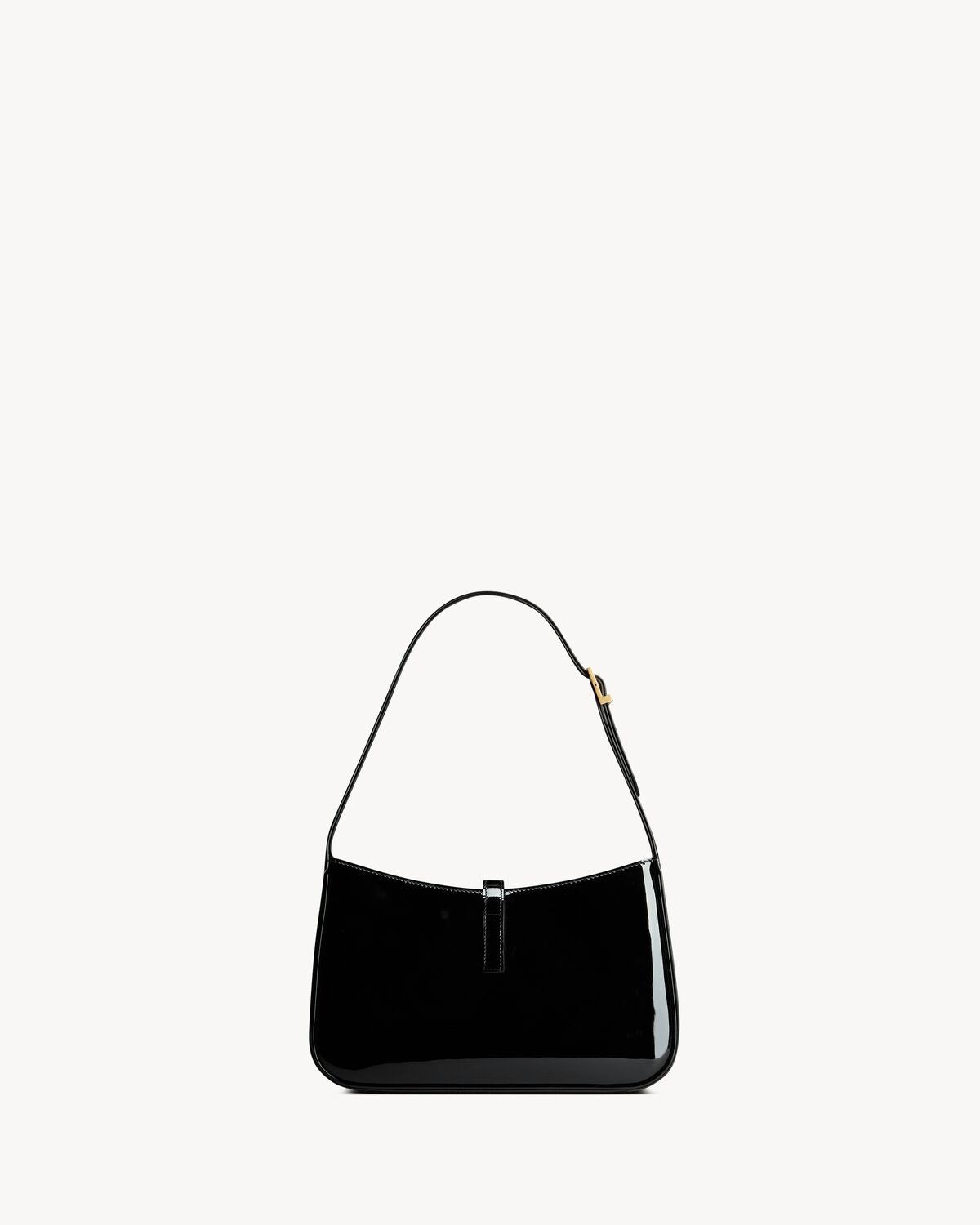 Le 5 À 7 aus Lackleder in Schwarz