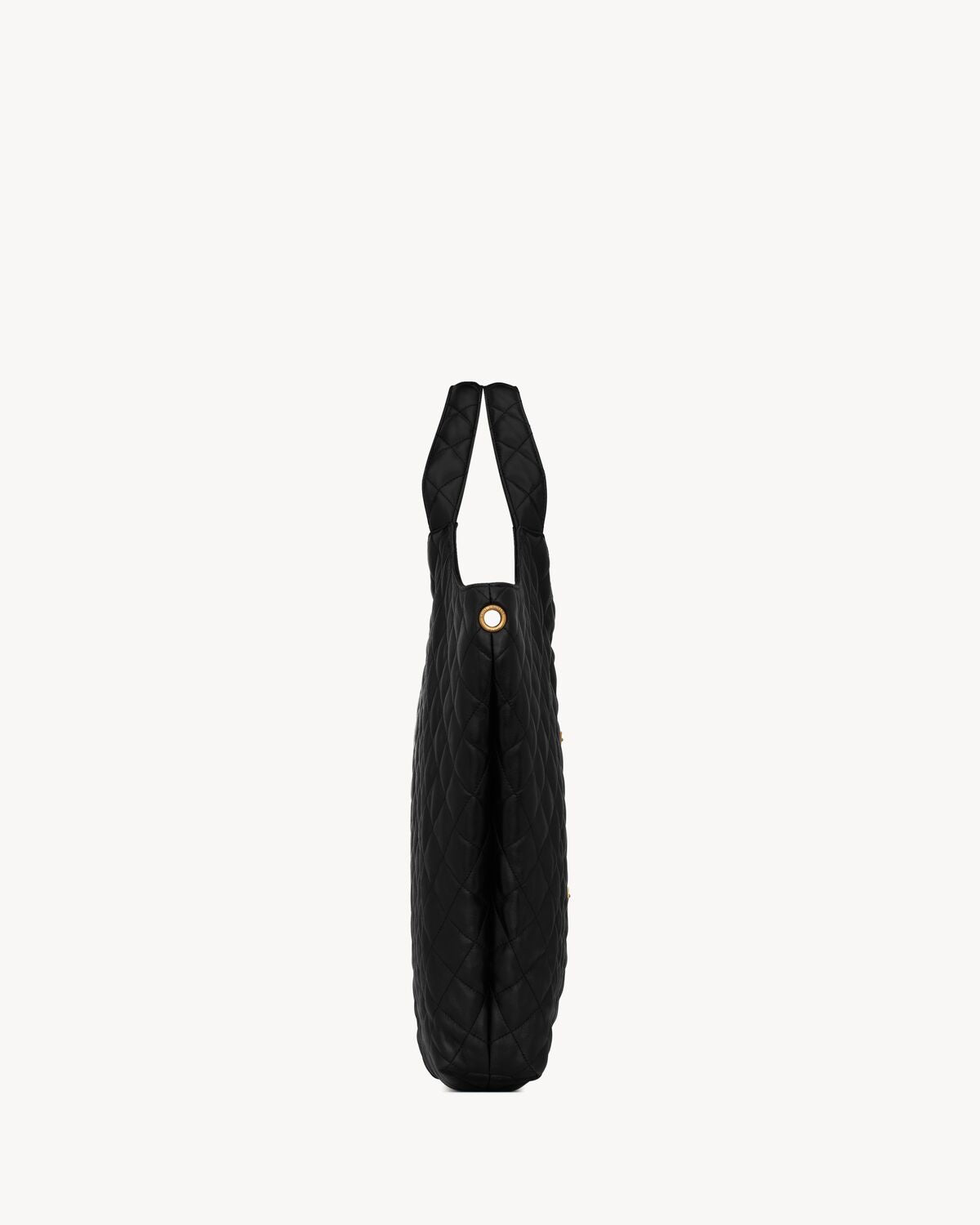 Maxi Shopping Bag Icare aus Nappaleder in Schwarz