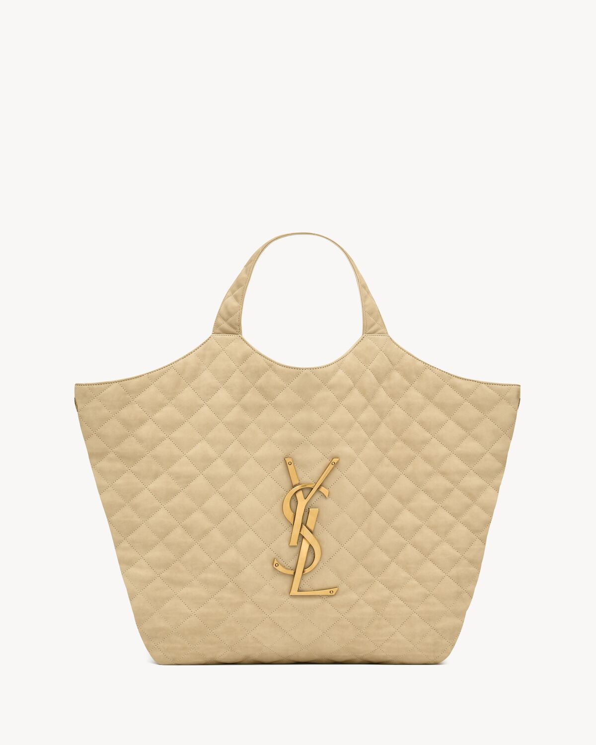 Icare aus gestepptem Nubukleder in Beige