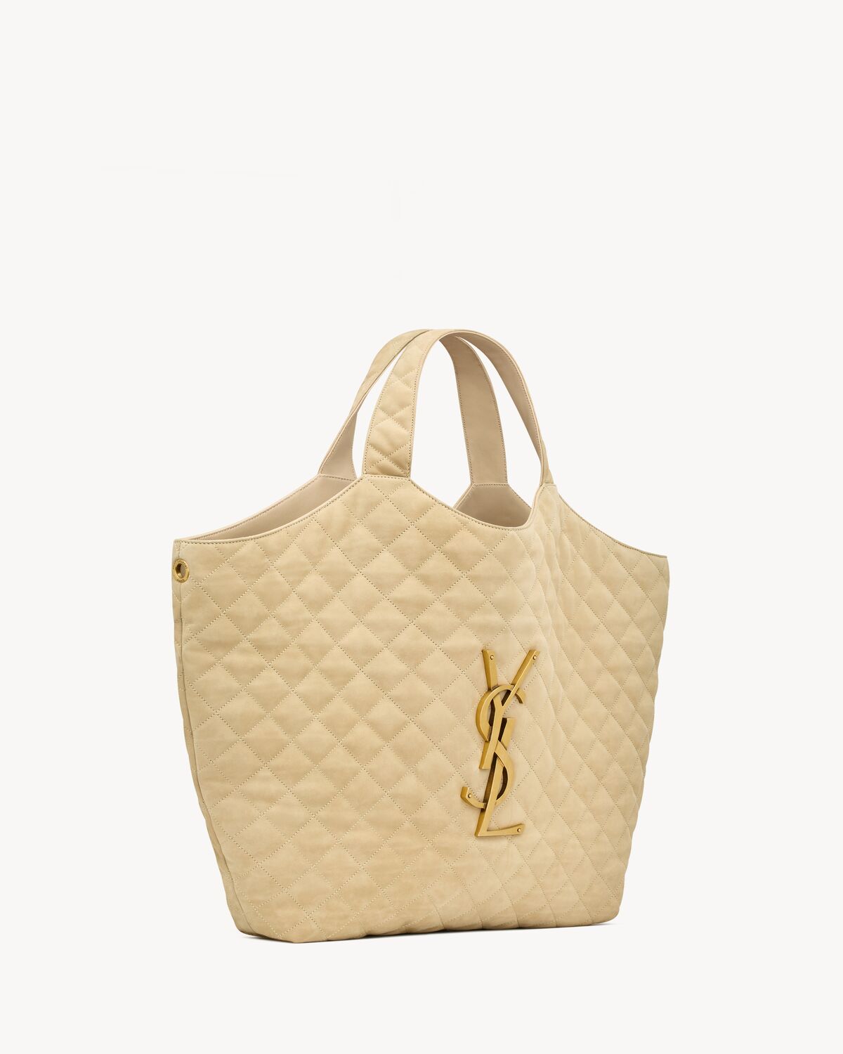 Icare aus gestepptem Nubukleder in Beige