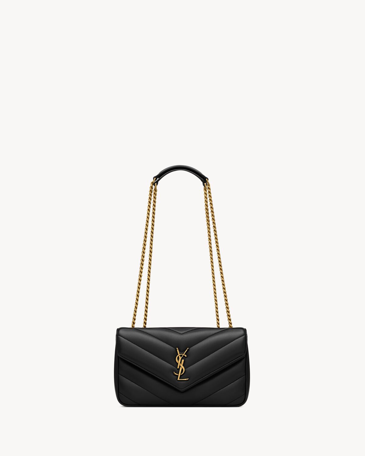 LouLou Small in Matelassé Schwarz
