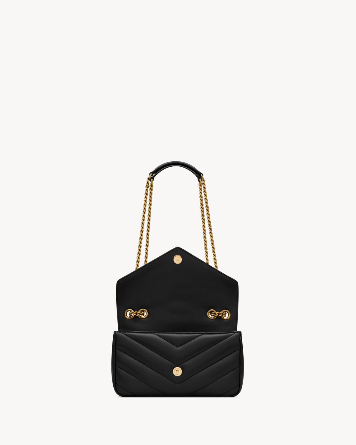 LouLou Small in Matelassé Schwarz