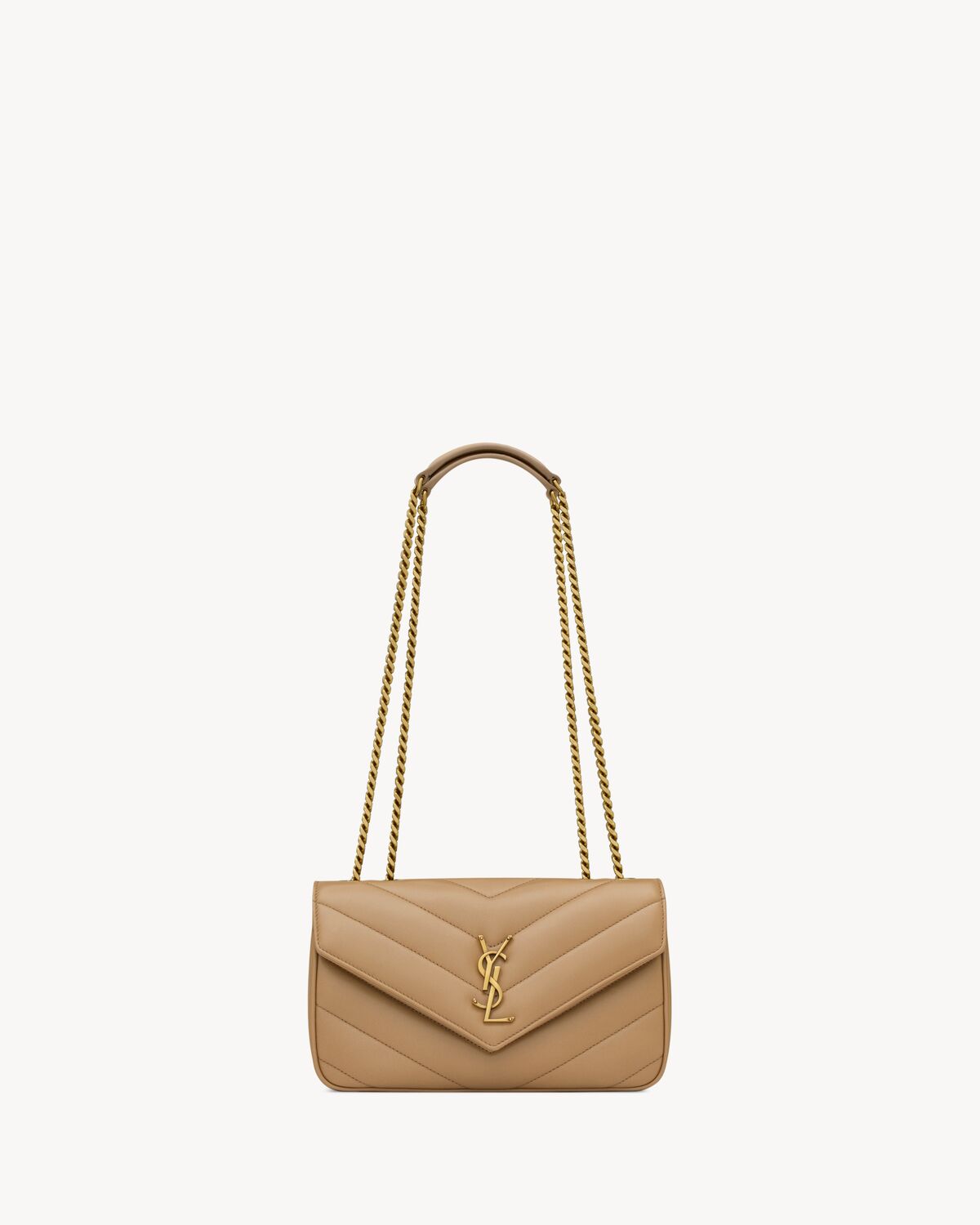 LouLou Medium in Matelassé Beige