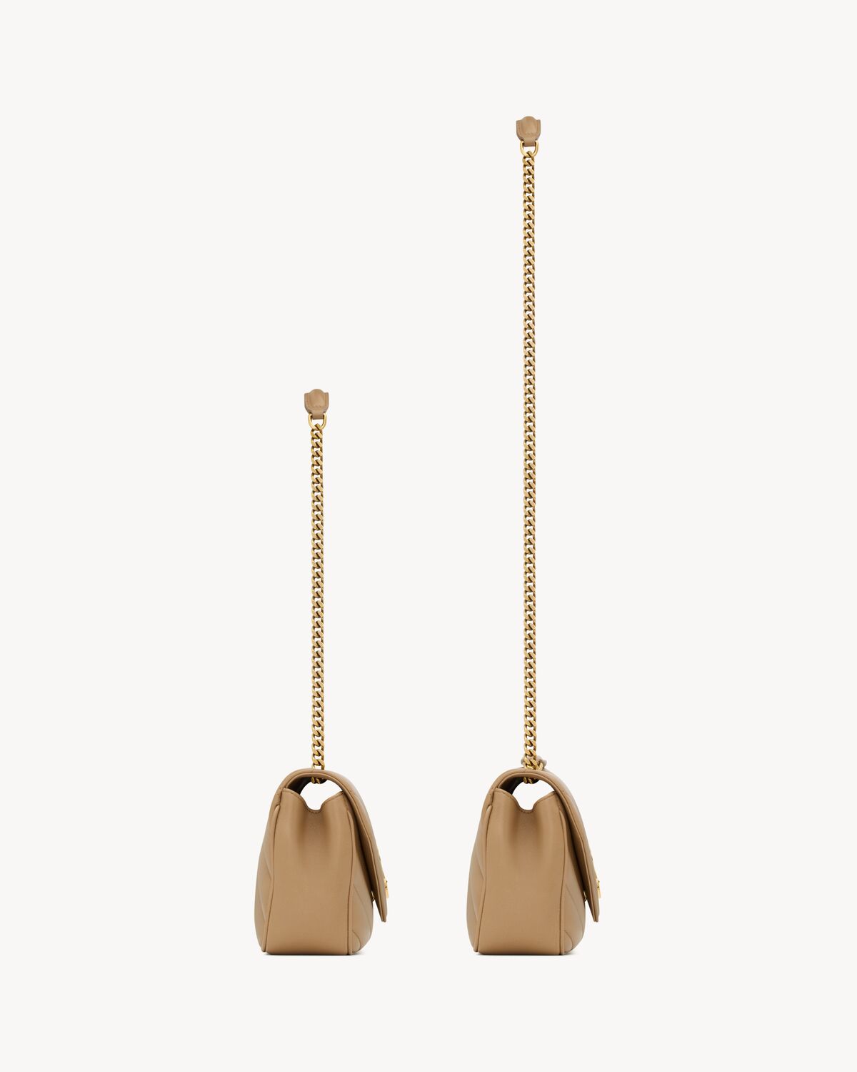 LouLou Medium in Matelassé Beige