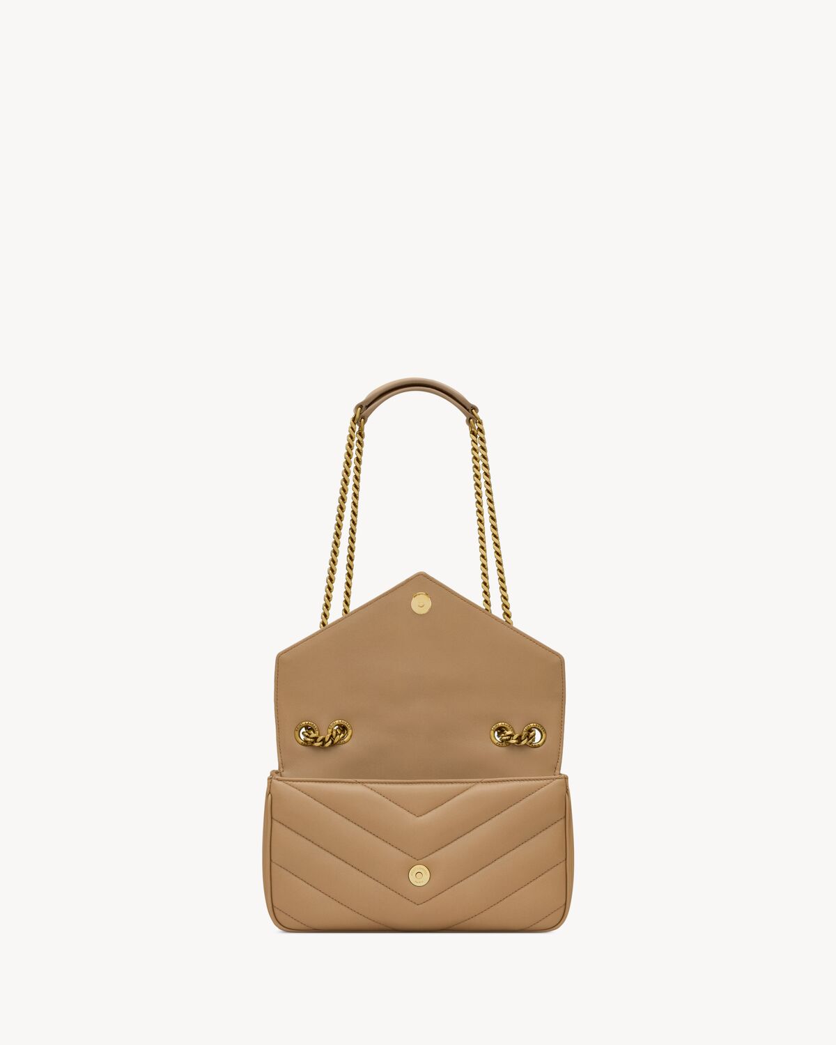 LouLou Medium in Matelassé Beige