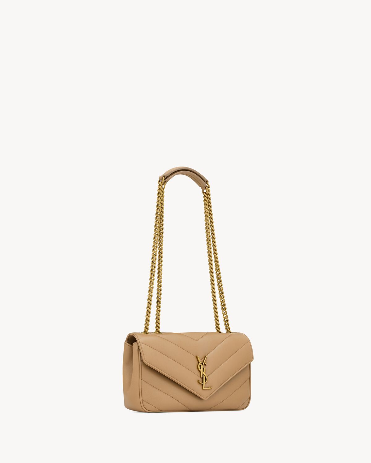 LouLou Medium in Matelassé Beige