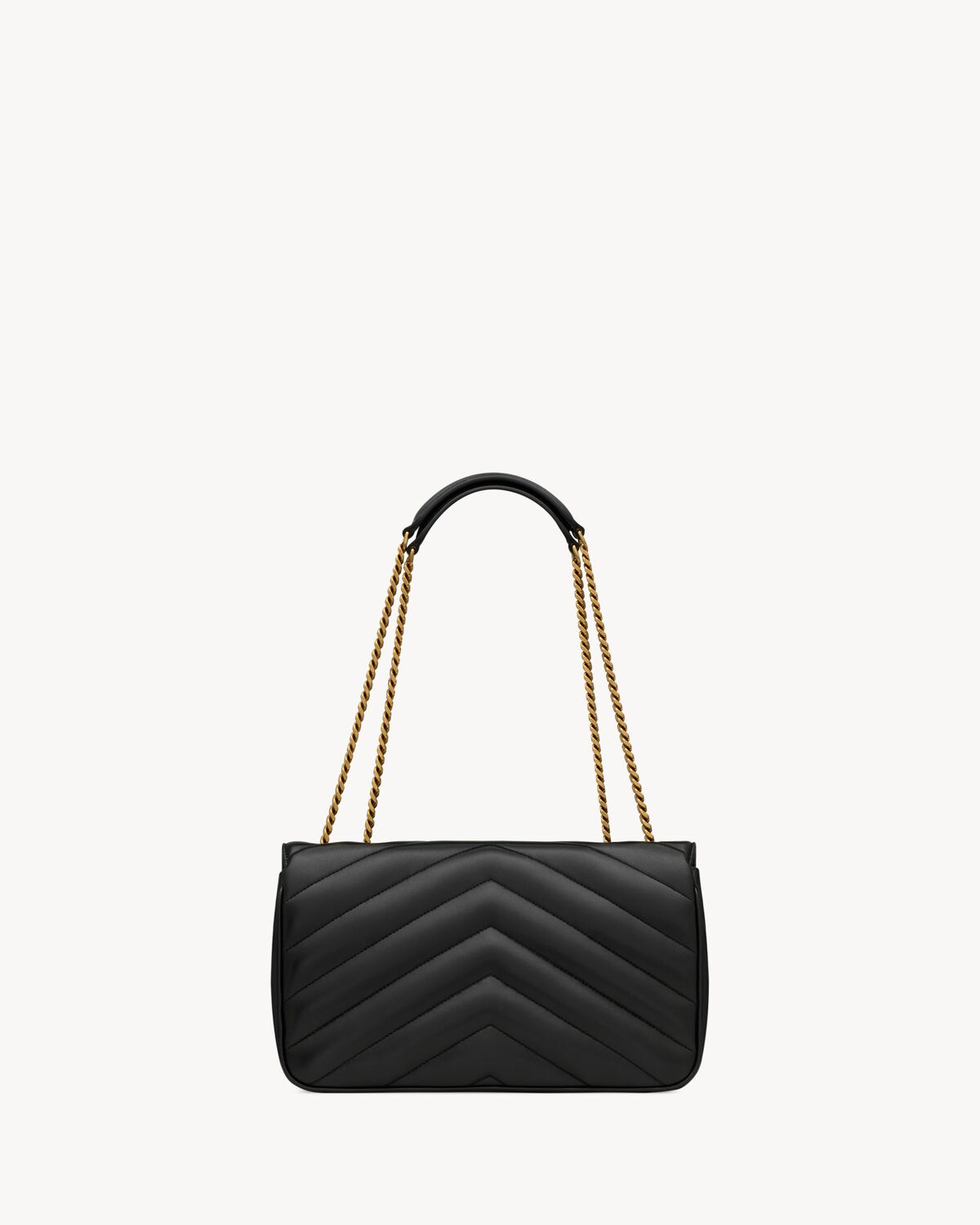 LouLou Medium in Matelassé Schwarz