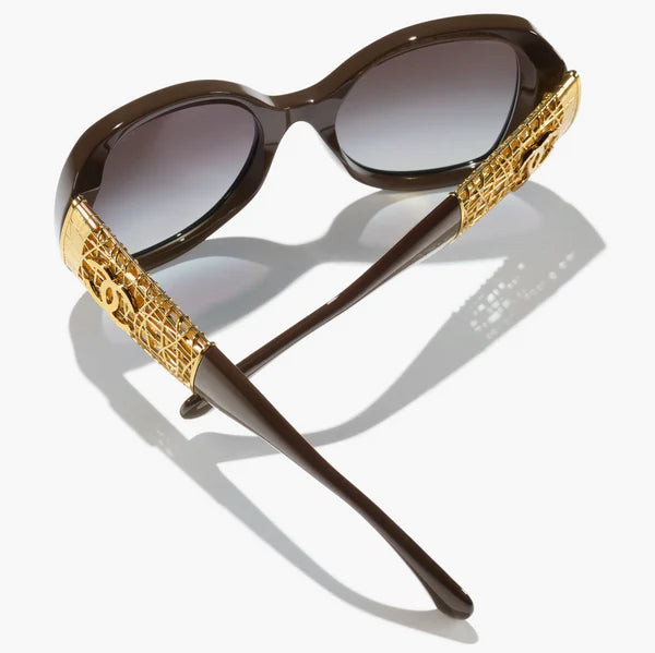Butterfly sunglasses dark taupe