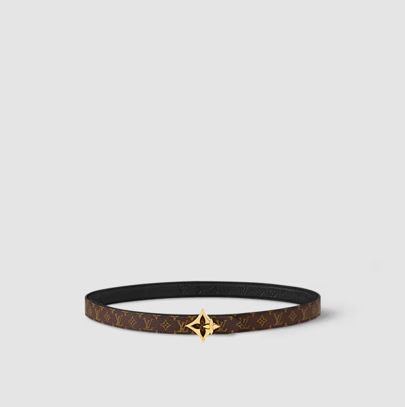 Flowergram 20 mm Reversible Belt – Monogram Black Women