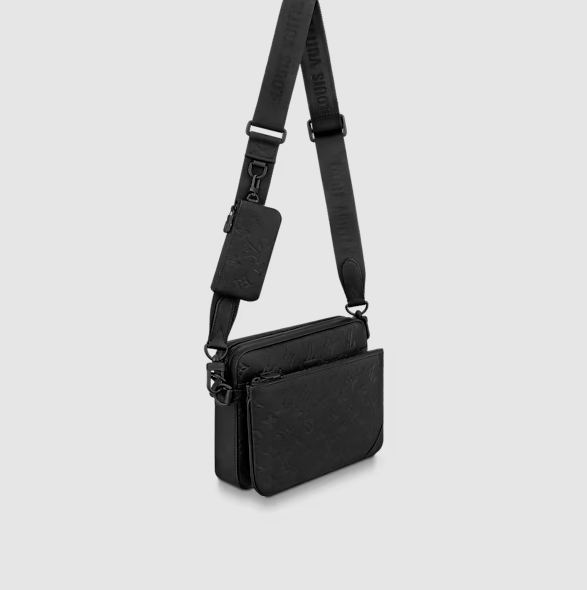 Messenger-Tasche Trio – Schwarz Herren
