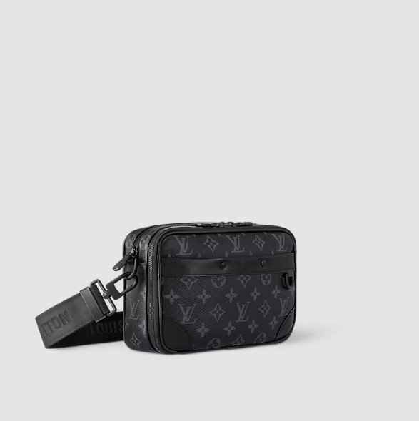 Messenger-Tasche Alpha – Monogram Eclipse