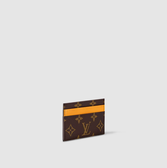 Double Credit Card Holder – Saffron Yellow
