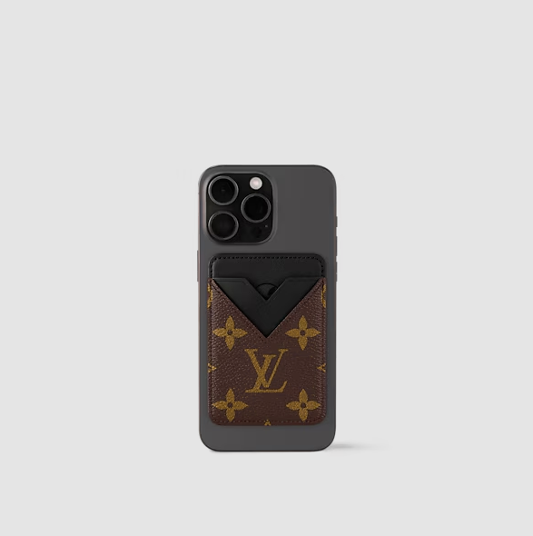 Magnetic Credit Card Holder – Monogram Black