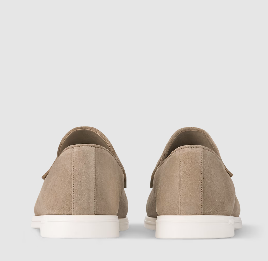Estate Loafer aus Wildleder Beige
