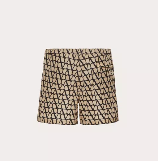 Badehose aus Nylon mit Toile-Iconographe-Print