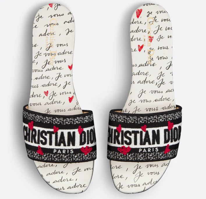 Dway Sandal White with Hearts