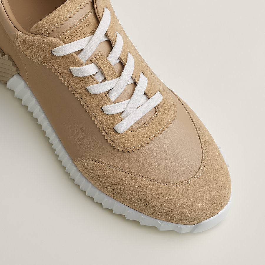 Bouncing Sneaker Beige Leder