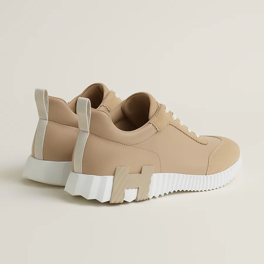 Bouncing Sneaker Beige Leder
