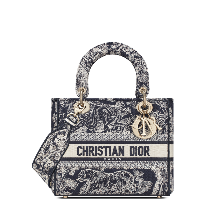 Medium Dior Book Tote Blue