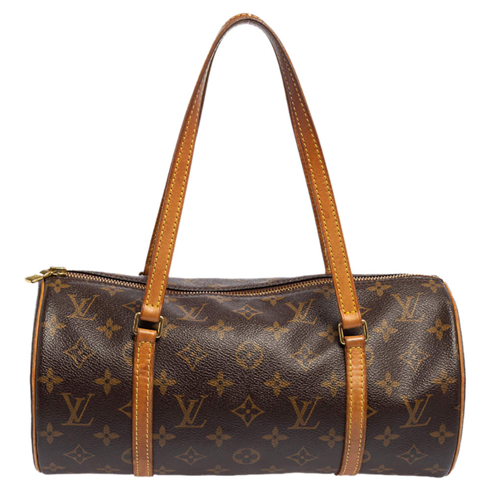 Shoulder bag Monogram Papillon 30 M51385 Brown Women