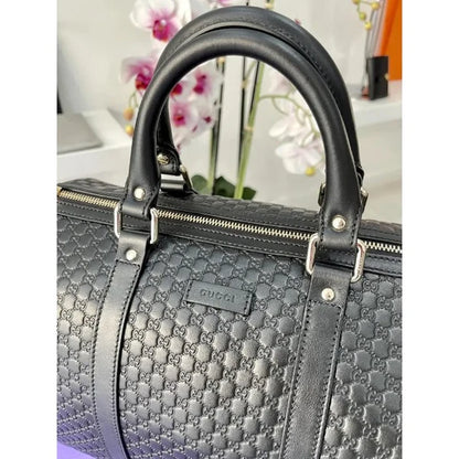 GG SCHWARZE LEDER BOSTON TASCHE