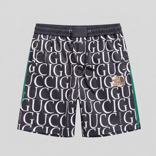 TNF x GG Badehose aus Logo-Druck Schwarz