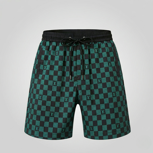 Badehose Damier Monogram Waldgrün