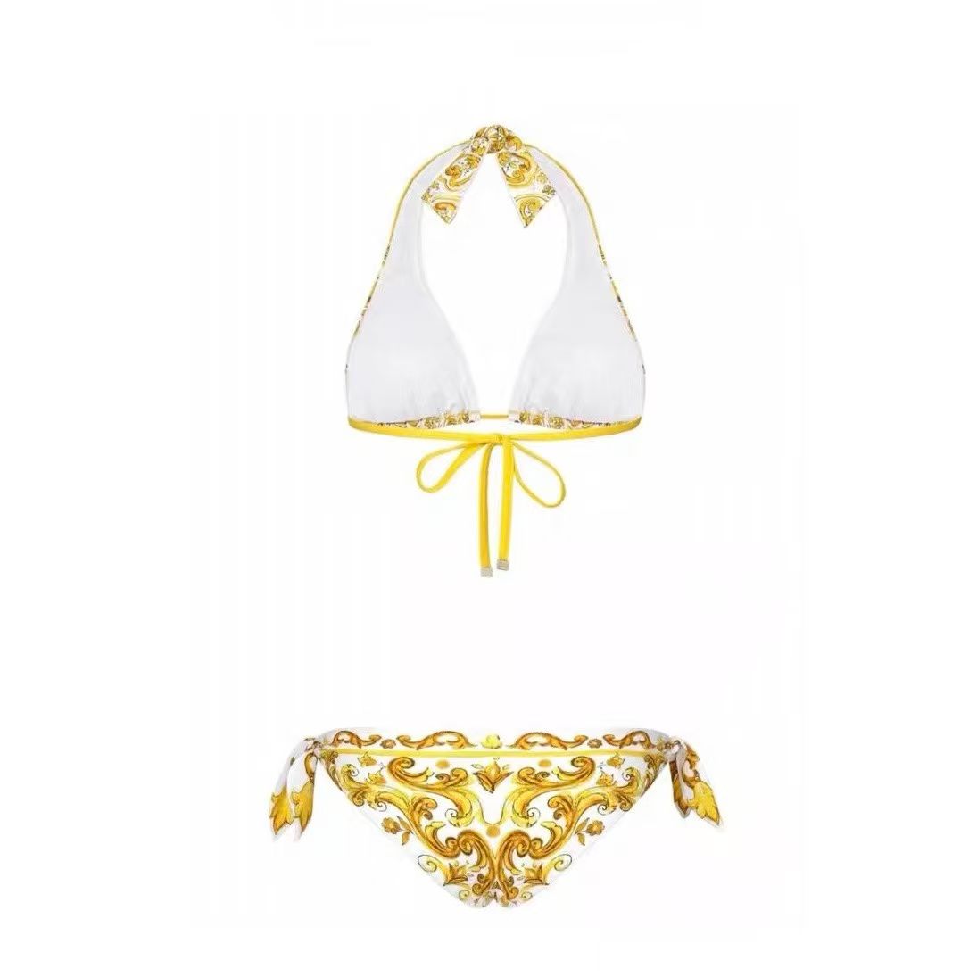Bikini mit ikonischem Barock-Print