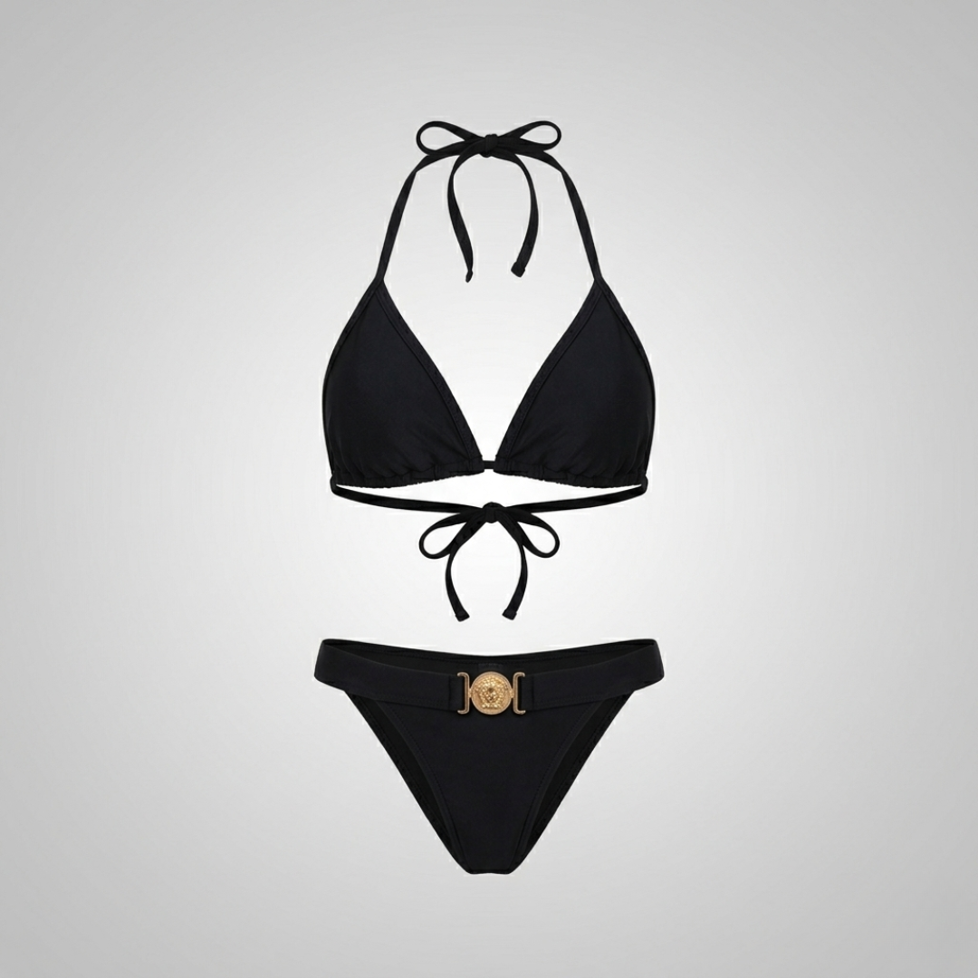 Iconic Medusa Bikini Schwarz