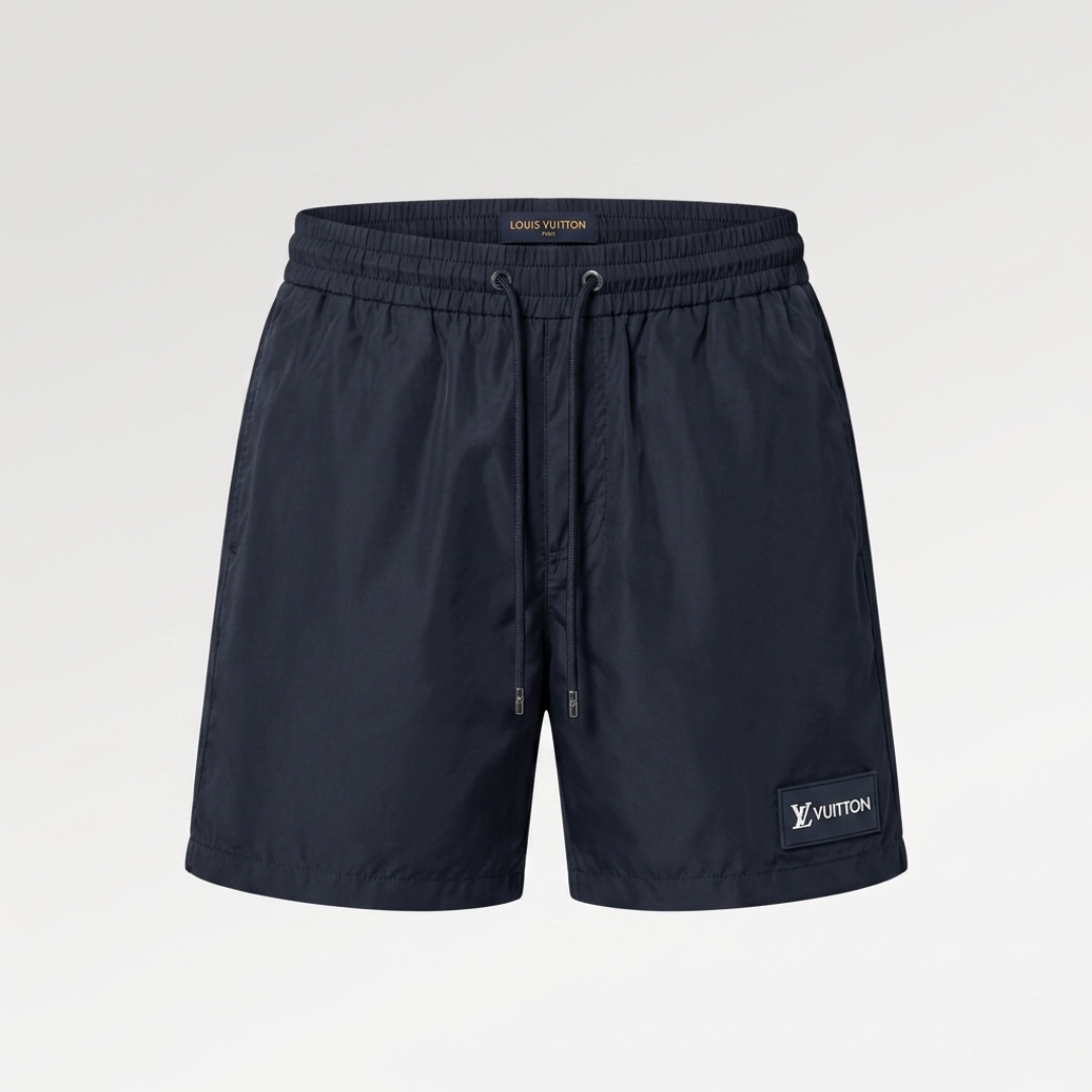 Badehose Bar Logo Minimalist Schwarz