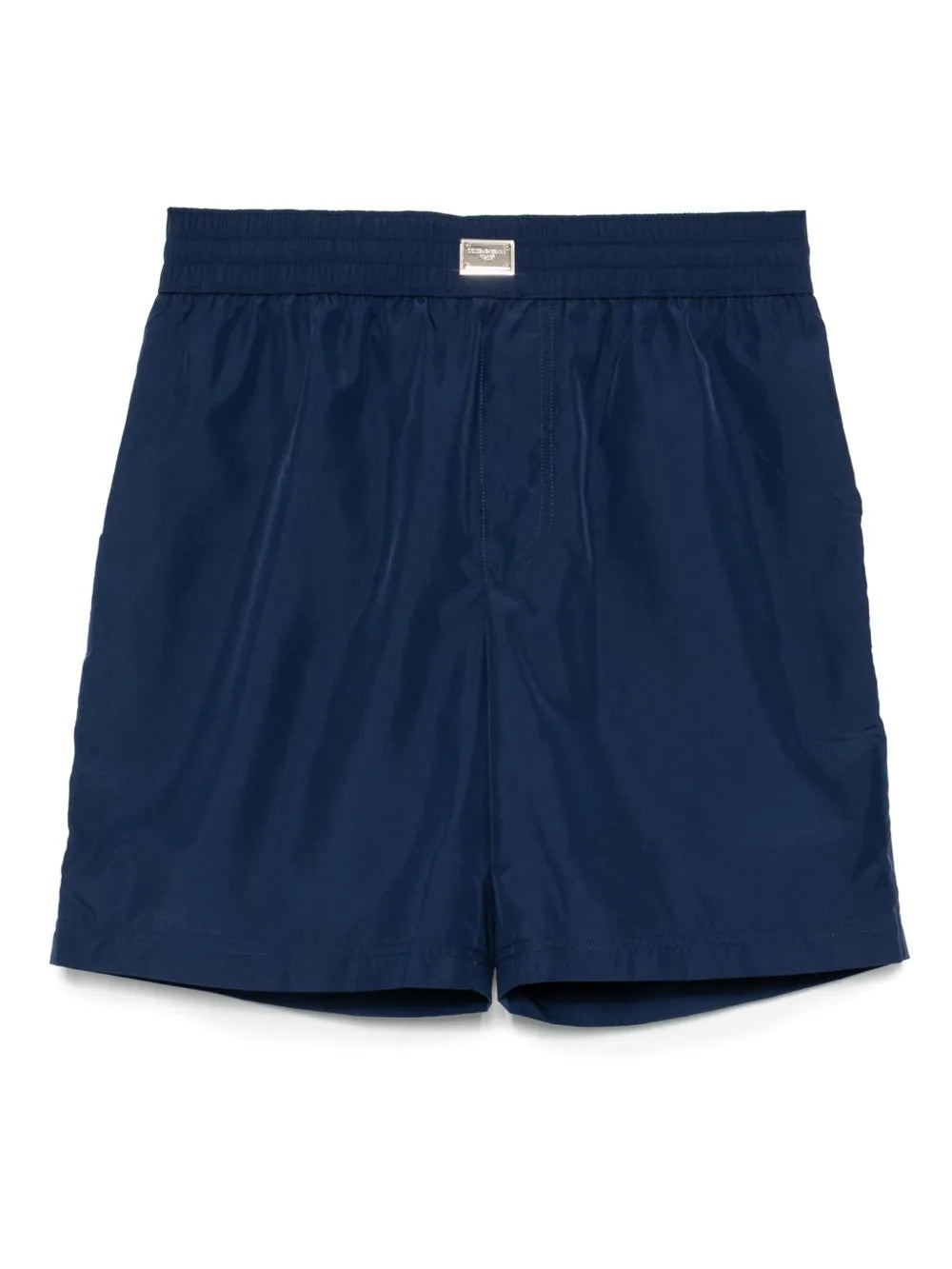 Badehose mit Signature-Plakette Nachtblau
