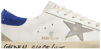 Super-Star White Snakeskin Blue