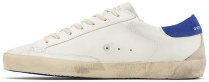 Super-Star White Snakeskin Blue