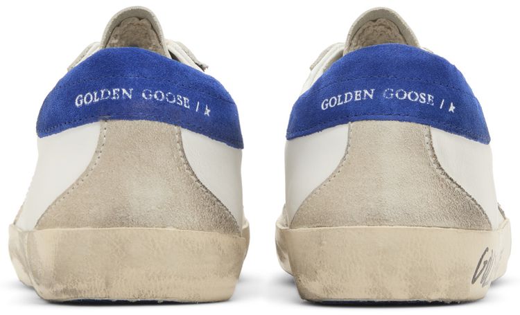 Super-Star White Snakeskin Blue