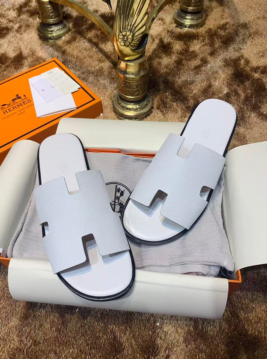 Herren-Sandalen Izmir aus weißem Epsom-Leder