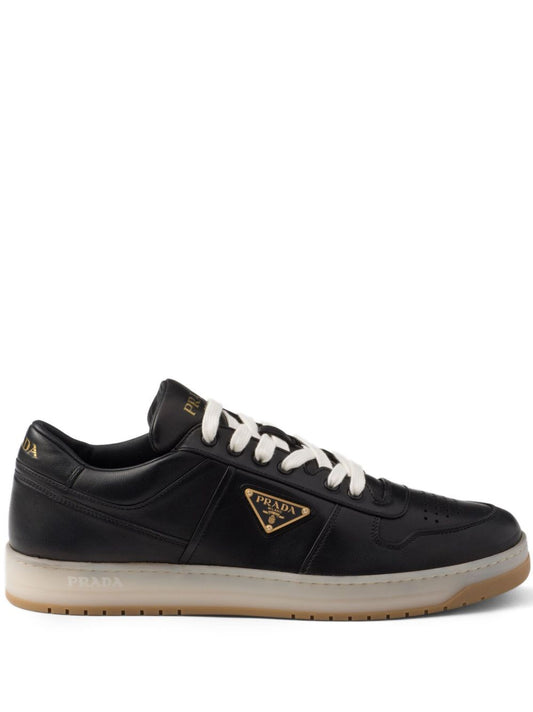 Downtown sneaker in black leather